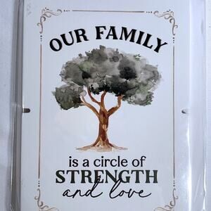 P Graham Dunn "Our Family Is a Circle" Story Board Linkable Stand-Up Decor New